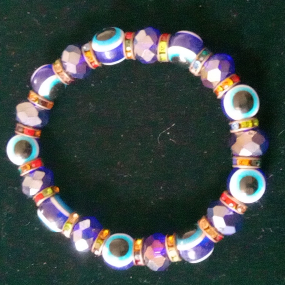 ๐๐๐ Tri color Purple Royal Eye Set 5/25 - Picture 2 of 5
